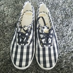 Kate Spade x Keds black gingham champion